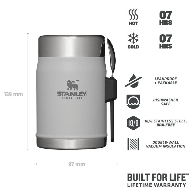 Food Jar Ash 400ml 1